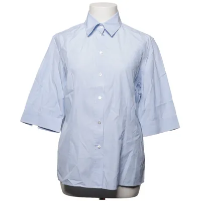 Chemise à manches courtes (Bleu, Blanc) de Van Laack Coton