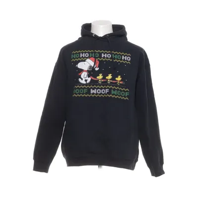 Huvtröja (Svart, Flerfärgad) från Peanuts Bomull, Polyester