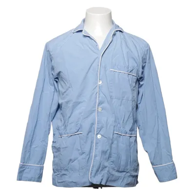 Chemise de pyjama (Bleu, Blanc) de Tekla Coton biologique