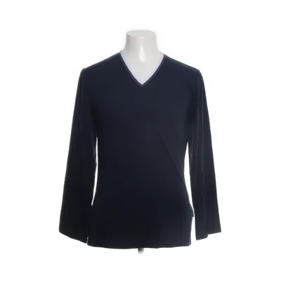 Long sleeve T-shirt (Blue) from Van Laack Cotton, Polyester
