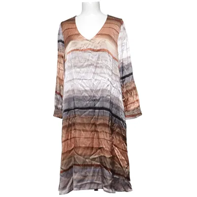 Klänning (Beige, Brun, Grå) från Culture Viskos