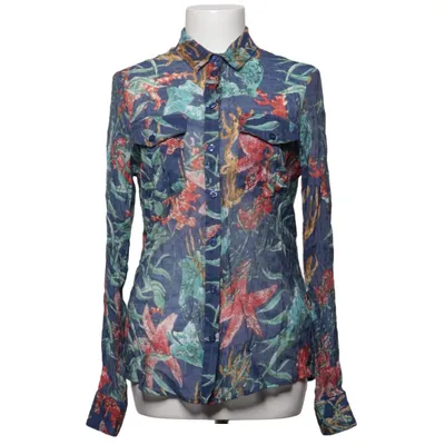 Shirt (Blauw, Meerkleurig) van Haust Nylon, Viscose