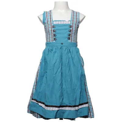 Dirndl (Blå, Brun, Vit) från Isar-Trachten Bomull