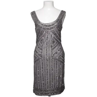 Cocktailklänning (Grå, Silverfärgad) från Young Couture by Barbara Schwarzer Polyester