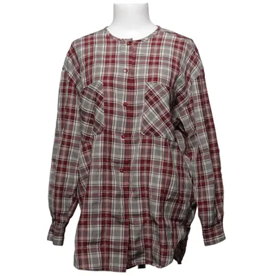 Flannel shirt (Red, Beige) from Adelsten Nylon, Polyester, Viscose