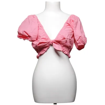 Crop top (Puffy Tie Top) fra NLY Trend Bomuld