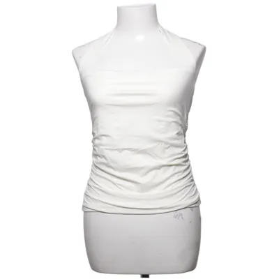 Halternecktopp (Vit) från Abercrombie & Fitch Bomull, Elastan, Modal