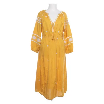 Klänning (Gul, Vit) från L.O.G.G by H&M Bomull, Polyester