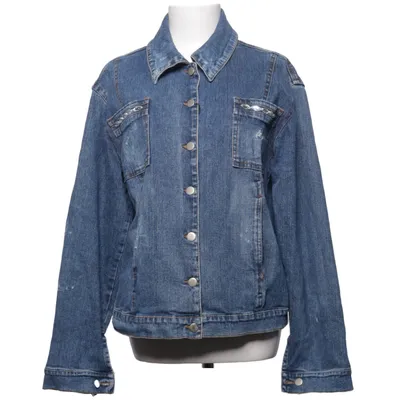 Denimjakke (Blå) fra Mango Tree Bomuld, Elastan