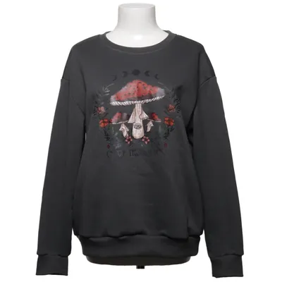 Sweatshirt (Gray) from Romwe Polyester