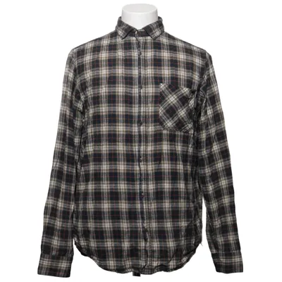 Flannel skjorte (Sort, Beige, Flerfarvet) fra Swedteam Bomuld