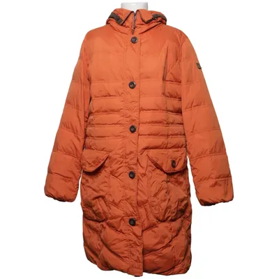 Down coat (Orange) from Carla F Down, Feather, Polyamide, Polyester