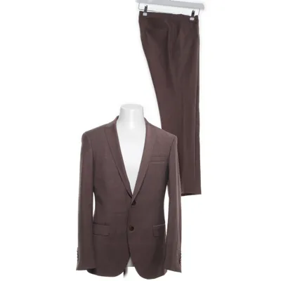 Kostym (Brun) från Bertoni Elastan, Polyester, Ull