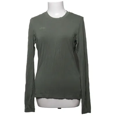 Langærmet t-shirt (Grøn) fra Uhip Elastan, Viscose