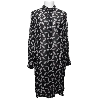 Robe chemise (Noir, Blanc) de Ganni Viscose