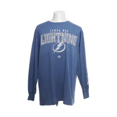 Långärmad t-shirt (Blå) från Majestic