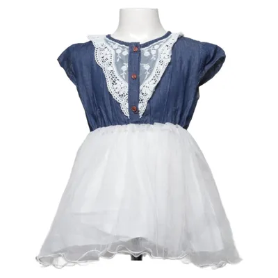 Robe (Bleu, Blanc) de Vogue Fashion