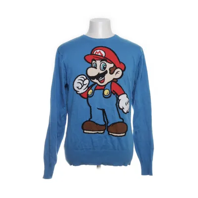 Tröja (Blå, Flerfärgad) från Super Mario Bomull