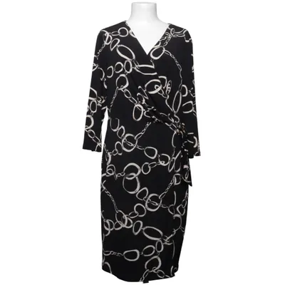 Wrap dress (Black, White) from Frank Lyman Elastane, Polyester