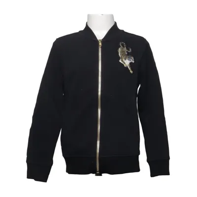 Bomber jacket (Black) from Katie Scott x H&M Cotton, Elastane, Polyester