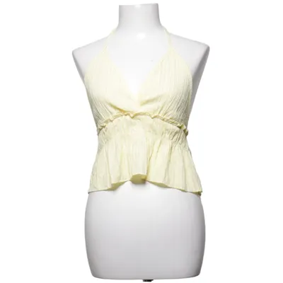 Haut dos-nu (Jaune) de Shein Polyester