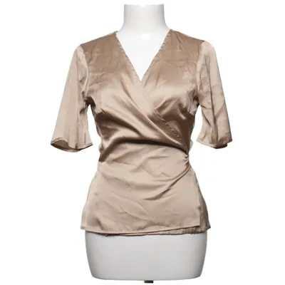 Wrap top (Beige) from Alexandra Nilsson x Bubbleroom Polyester