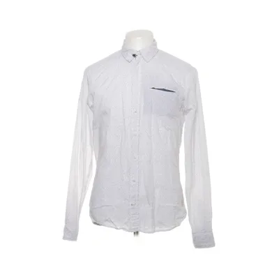 Button down shirt (White, Multicolored) from Blend Denim Cotton