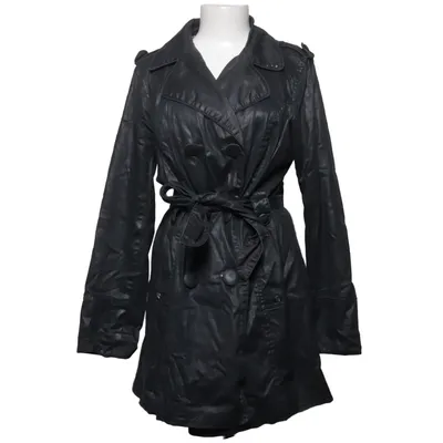 Trenchcoat (Svart) från DDP Bomull, Elastan, Polyester