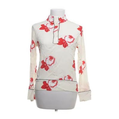 Blouse (Wit, Rood) van Ganni Viscose