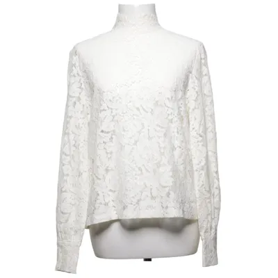 Blouse (Wit) van Set Katoen, Polyamide, Viscose