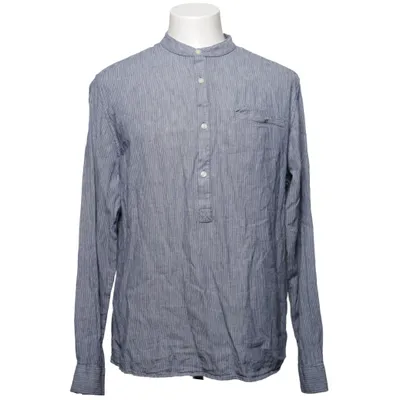 Shirt (Blauw) van Dobber Linnen, Gerecycled katoen
