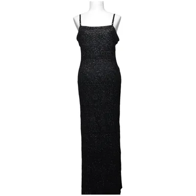 Maxi jurk (Zwart, Wit) van Hourglass Acetaat, Polyester