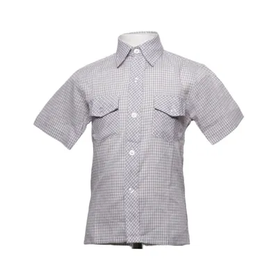 Korte mouwen shirt (Wit, Grijs, Rood) van School Katoen, Polyester