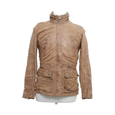 Leren jack (Beige) van Oakwood