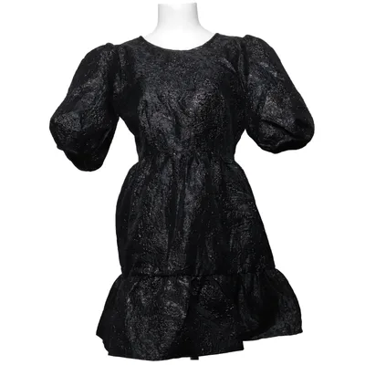 Dress (Black) from By Malina Elastane, Metallic fiber, Polyamide, Polyester