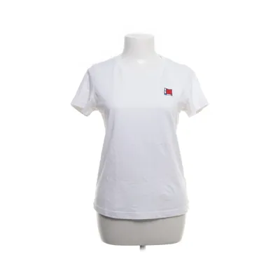 T-shirt (Vit, Röd) från A-dam Ekologisk bomull