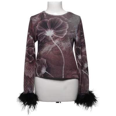 Top (Bruin, Meerkleurig) van Jaded London Elastaan, Struisvogel Veren, Polyester