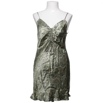 Jurk (Groen, Blauw, Beige) van Zara Viscose