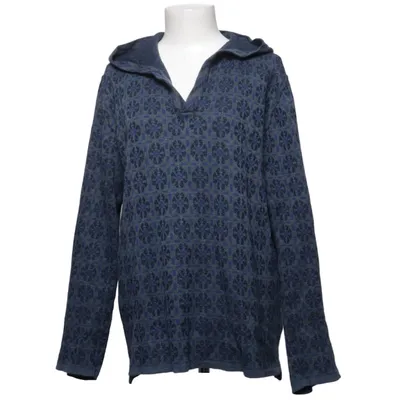 Hoodie (Blue, Multicolored) from Missoni Cotton, Linen, Wool