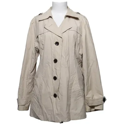 Trench coat (Beige) from Time Cotton, Polyamide, Polyester