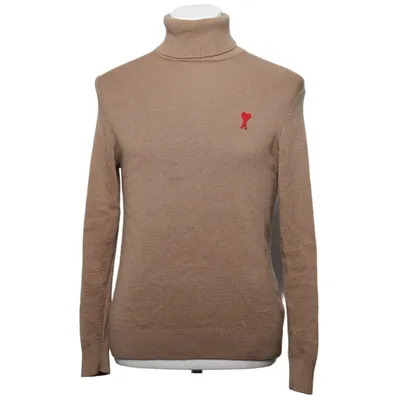 Turtleneck (Beige) fra AMI Paris Merinould