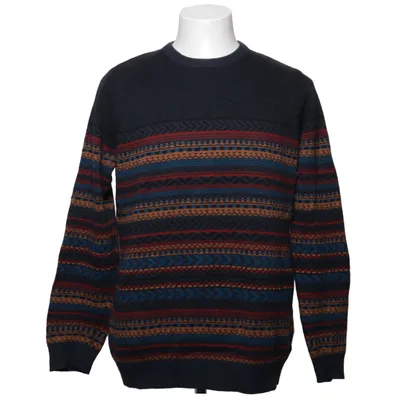 Sweater (Blue, Multicolored) from Lindbergh White Acrylic, Polyamide, Wool