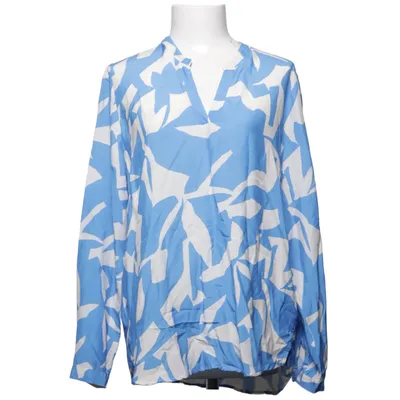 Blouse (Bleu, Blanc) de Eterna Viscose