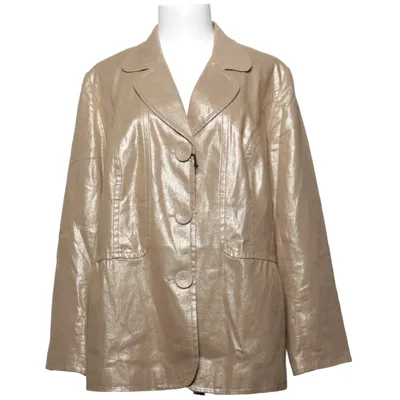 Blazer (Or) de Wardrobe Lin, Polyester, Viscose