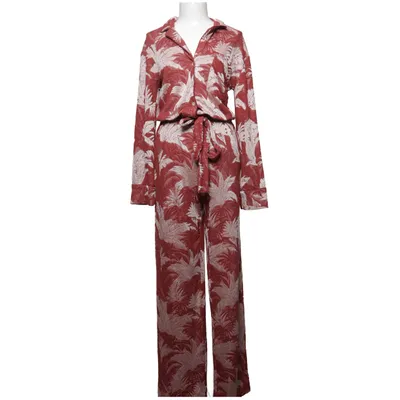 Jumpsuit (Red, Beige) from Zara Woman Collection