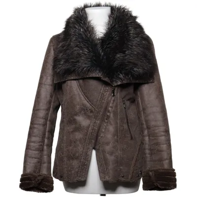 Shearling jas (Bruin) van Guess Acryl, Polyester, Polyurethaan
