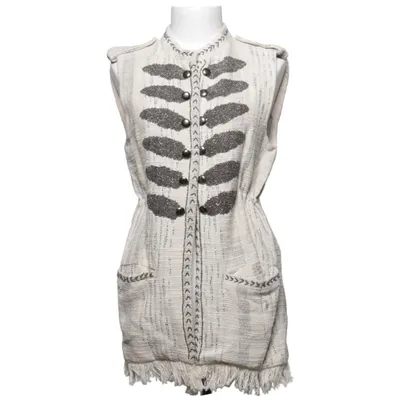 Gilet (Beige) van Zara Woman Katoen, Viscose