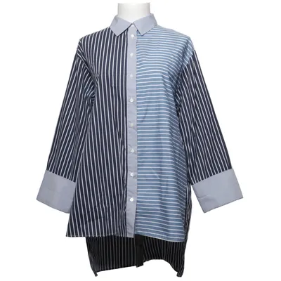 Skjorta (Blå, Vit, Svart) från Zara Woman Bomull, Polyester