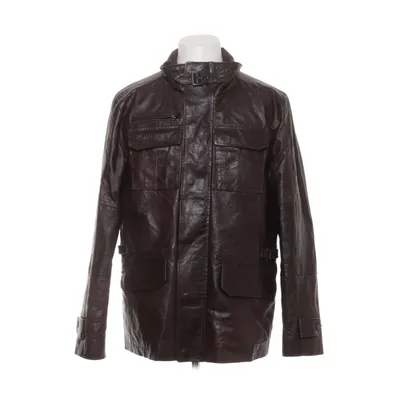 Läderjacka (Brun) från Man by Tchibo Skinn, Polyester