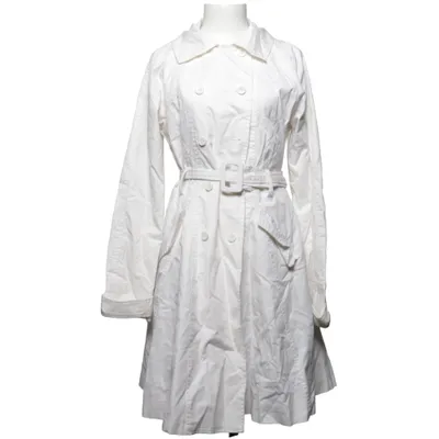 Trenchcoat (Vit) från Oxmo Bomull, Elastan, Polyester